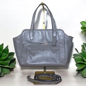 Coach "Ash Brown" Leather Crossbody